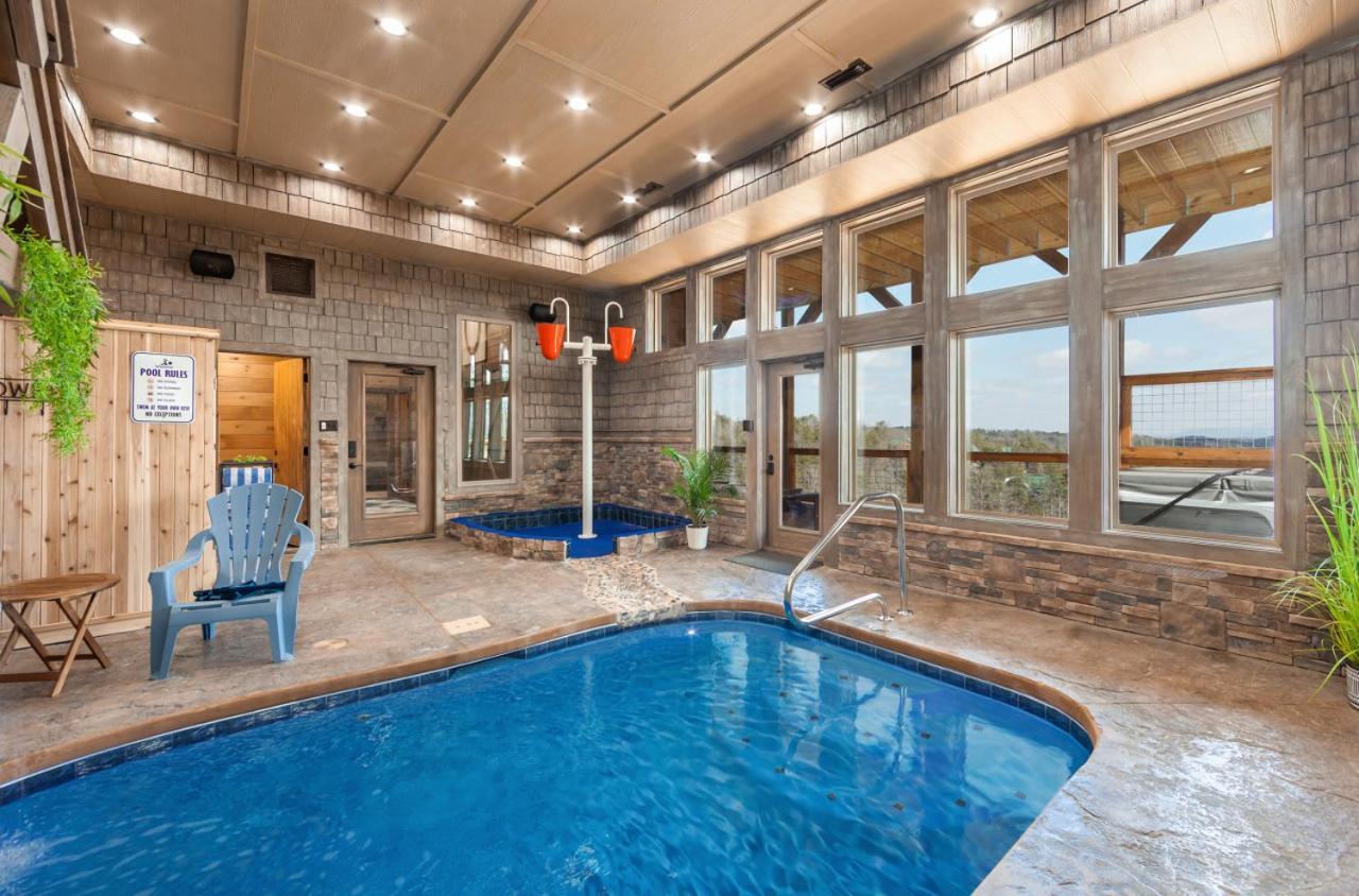 Splash Mountain Pool Hot Tub Theater Game Room Sevierville Kültér fotó